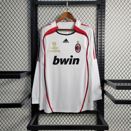06-07 AC Milan away long sleeve kit