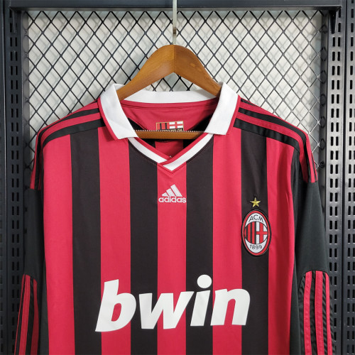 09-10 AC Milan home long sleeve kit