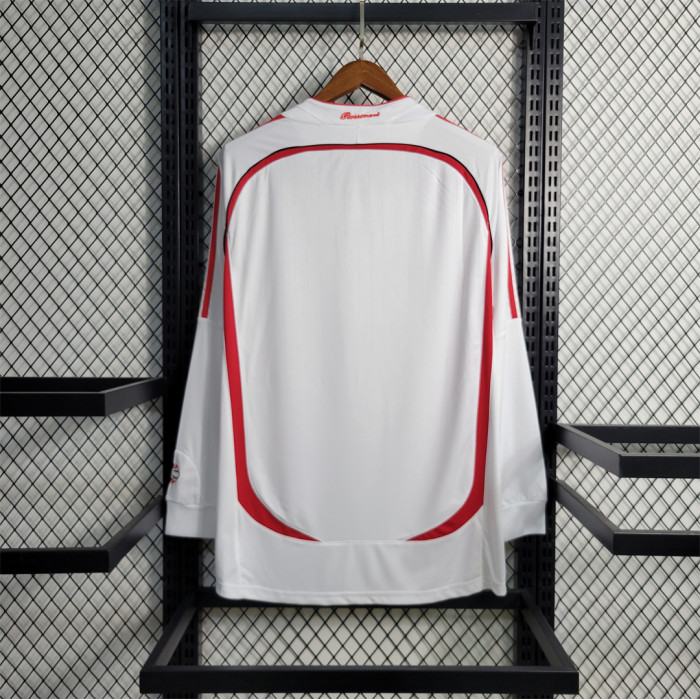 06-07 AC Milan away long sleeve kit