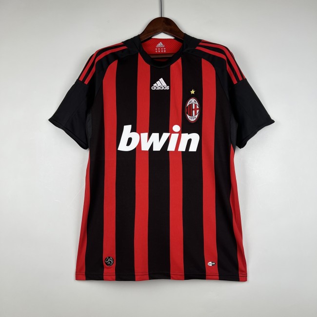 08-09 AC Milan Home Retro Kit
