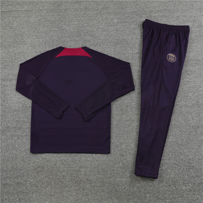 PSG tracksuit 23/24 purple Quater Zip Training Kit