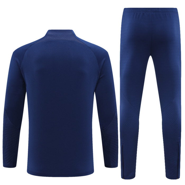 PSG tracksuit 23/24 navy blue Quater Zip Training Kit