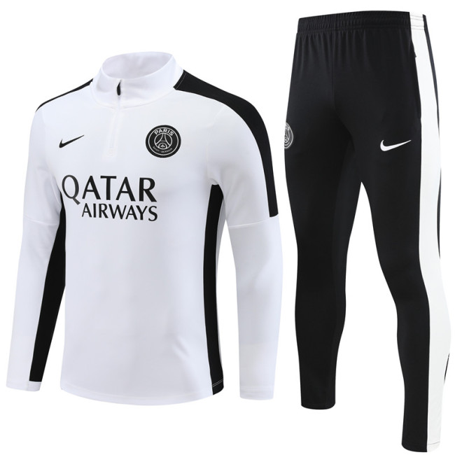 PSG tracksuit 23/24 gray with black Quater Zip Training Kit