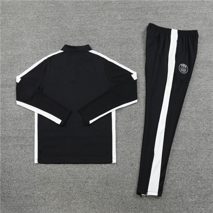 PSG tracksuit 23/24 black with white Quater Zip Training Kit