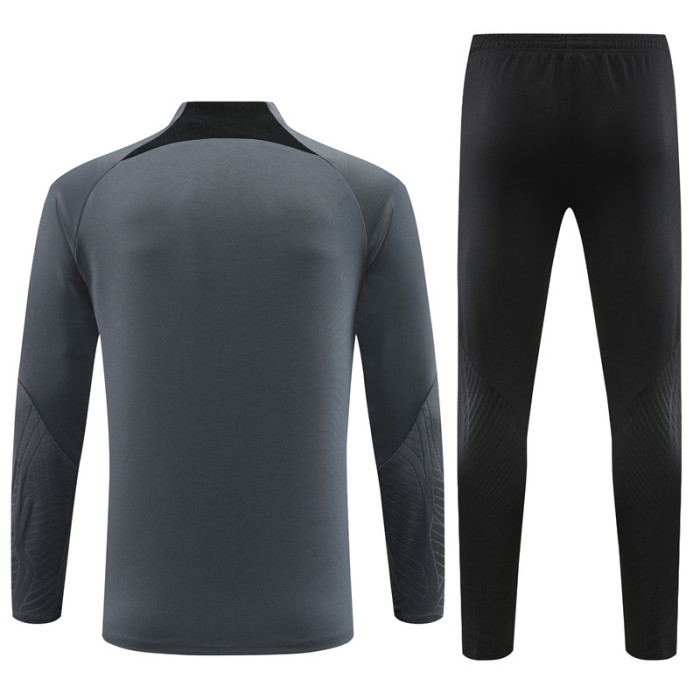 PSG tracksuit 23/24 dark gray Quater Zip Training Kit
