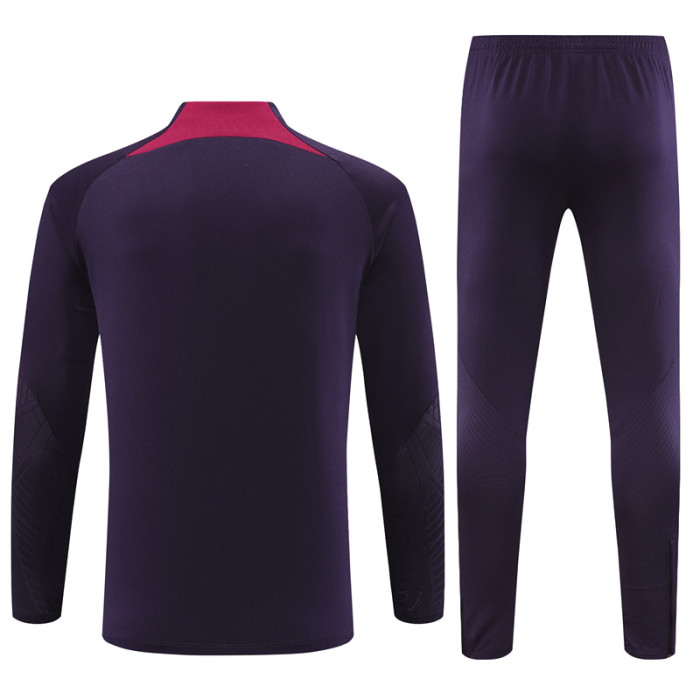 PSG tracksuit 23/24 purple Quater Zip Training Kit