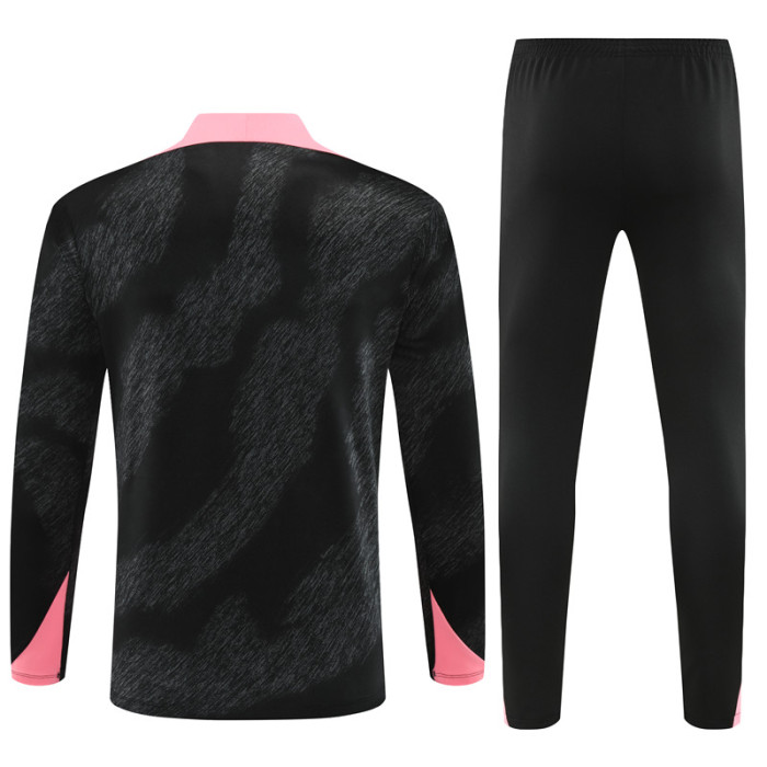 PSG tracksuit 24/25 camouflage black with pink Quater Zip Training Kit