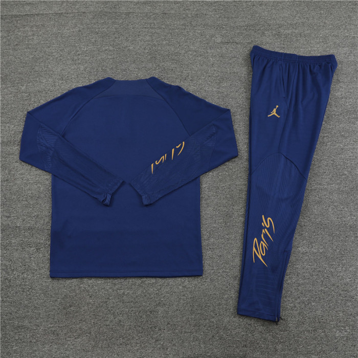 PSG tracksuit 23/24 navy blue Quater Zip Training Kit