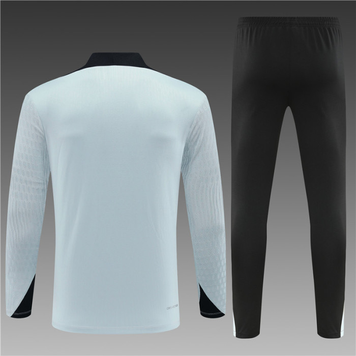 Barcelona tracksuit 24/25 Light grey Quater Zip Training Kit