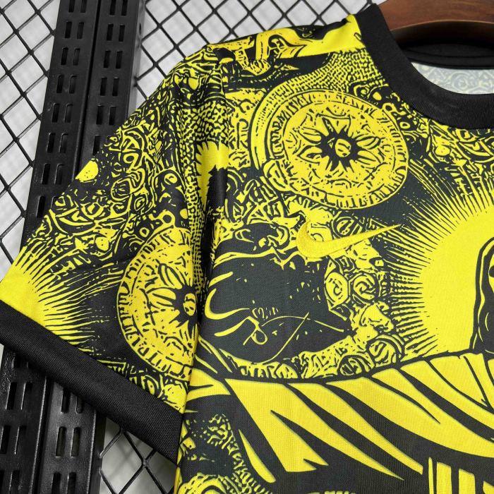 Brazil Brasil jersey Jesus the Redeemer Yellow trikot