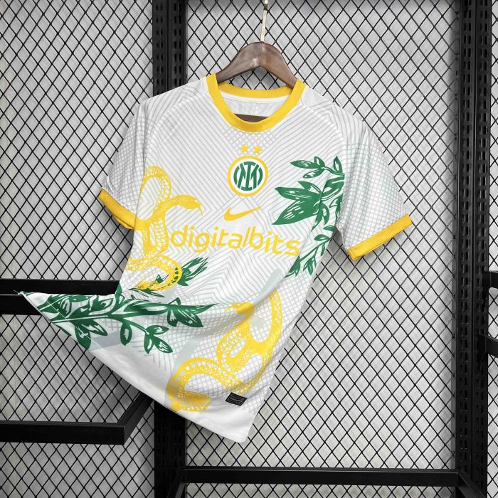 Inter de Milan jersey 24/25 Snake Yellow Special Edition Shirt