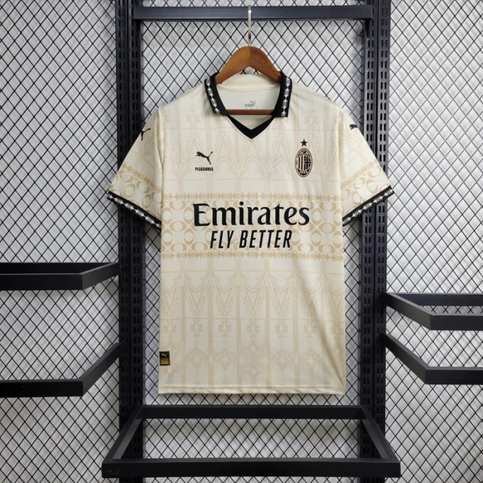 AC Milan Fouth Jersey 23/24 Beige Shirt