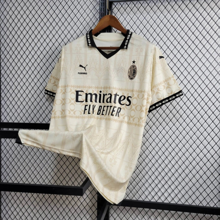 AC Milan Fouth Jersey 23/24 Beige Shirt