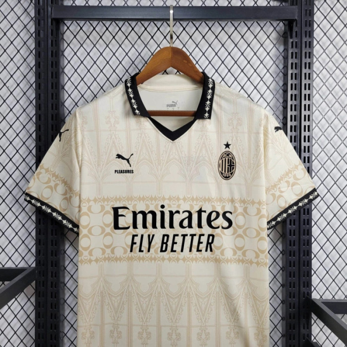 AC Milan Fouth Jersey 23/24 Beige Shirt