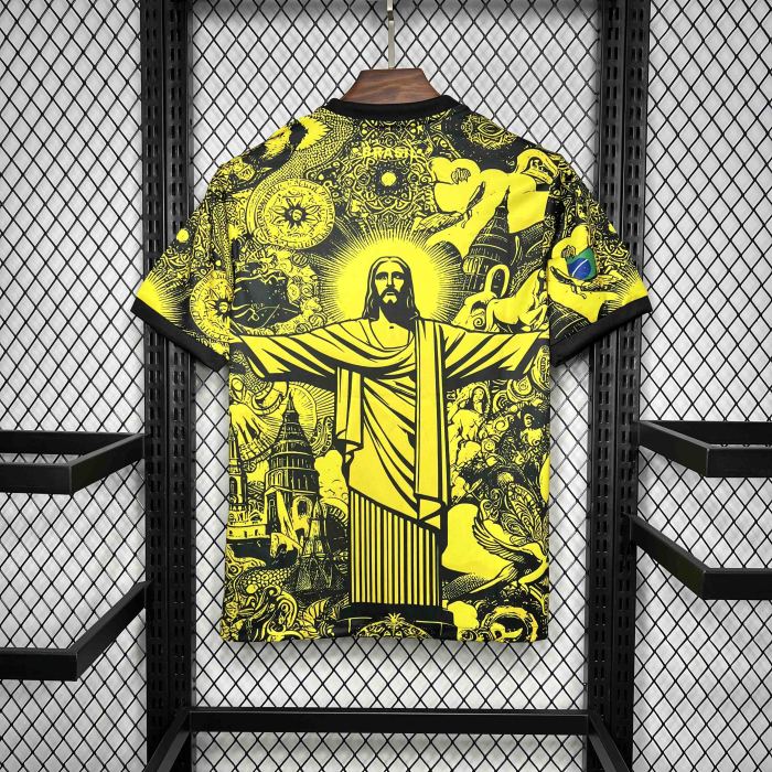 Brazil Brasil jersey Jesus the Redeemer Yellow trikot