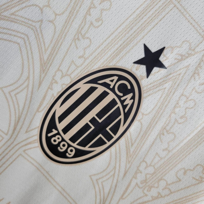 AC Milan Fouth Jersey 23/24 Beige Shirt