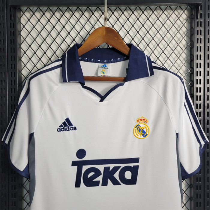 Real Madrid 2000-01 jersey retro home kit