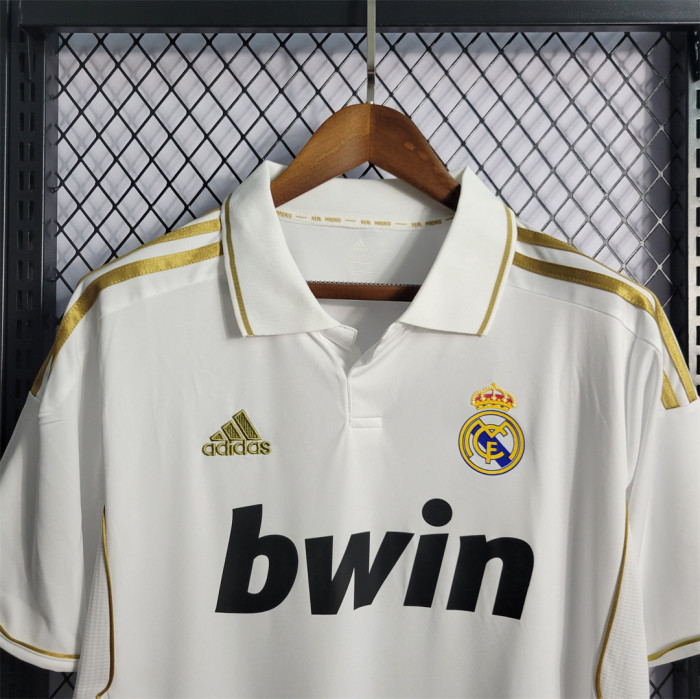Real Madrid 2011-12 jersey retro home kit
