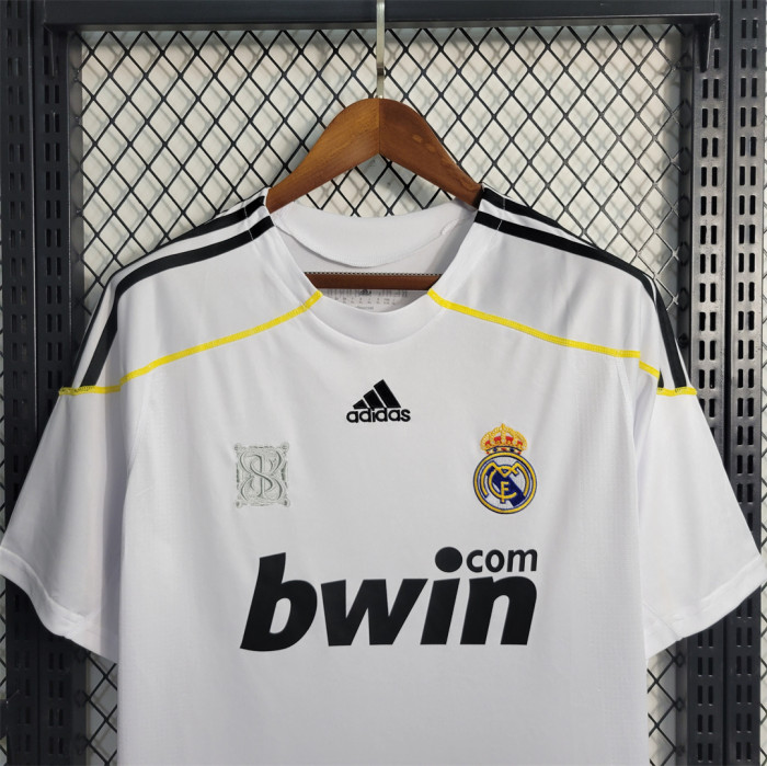 Real Madrid 2009-10 jersey retro home kit
