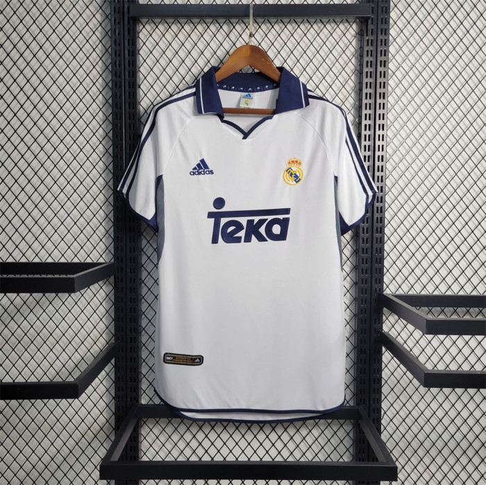 Real Madrid 2000-01 jersey retro home kit