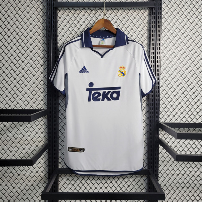 Real Madrid 2000-01 jersey retro home kit