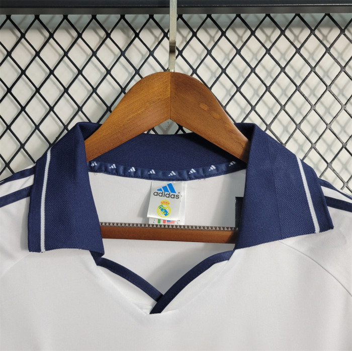 Real Madrid 2000-01 jersey retro home kit