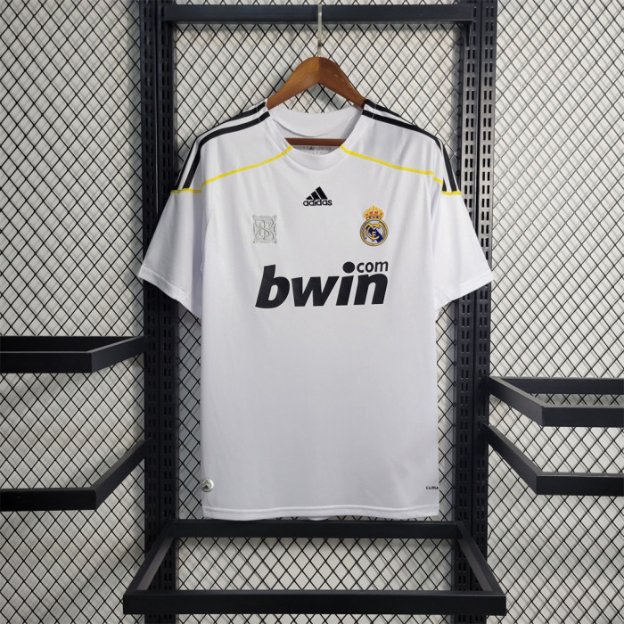 Real Madrid 2009-10 jersey retro home kit