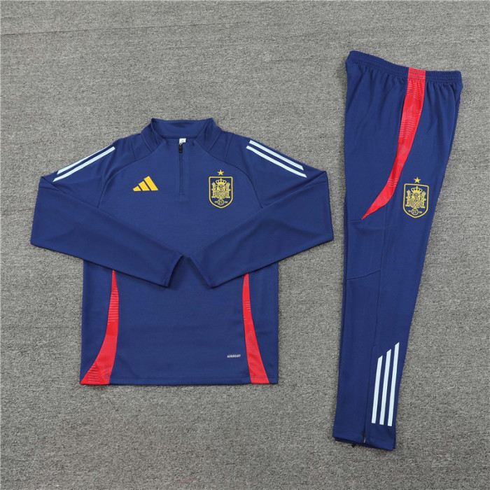 Spain tracksuit 24/25 navy blue Quater Zip Training Kit