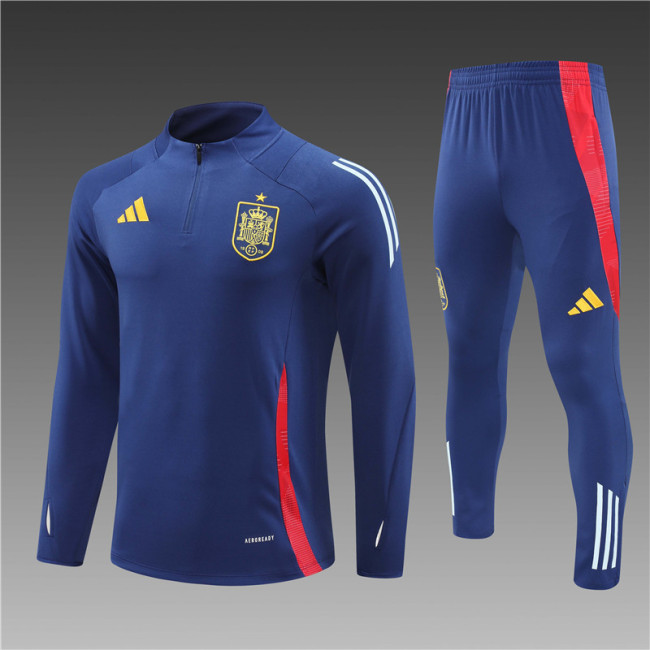 Spain tracksuit 24/25 navy blue Quater Zip Training Kit
