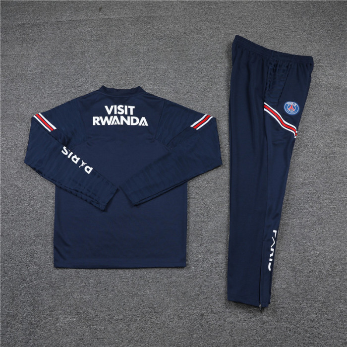 PSG tracksuit 21/22 navy blue Quater Zip Training Kit