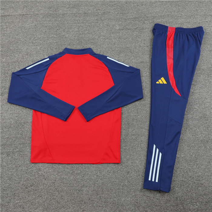 Spain tracksuit 24/25 red Quater Zip Training Kit