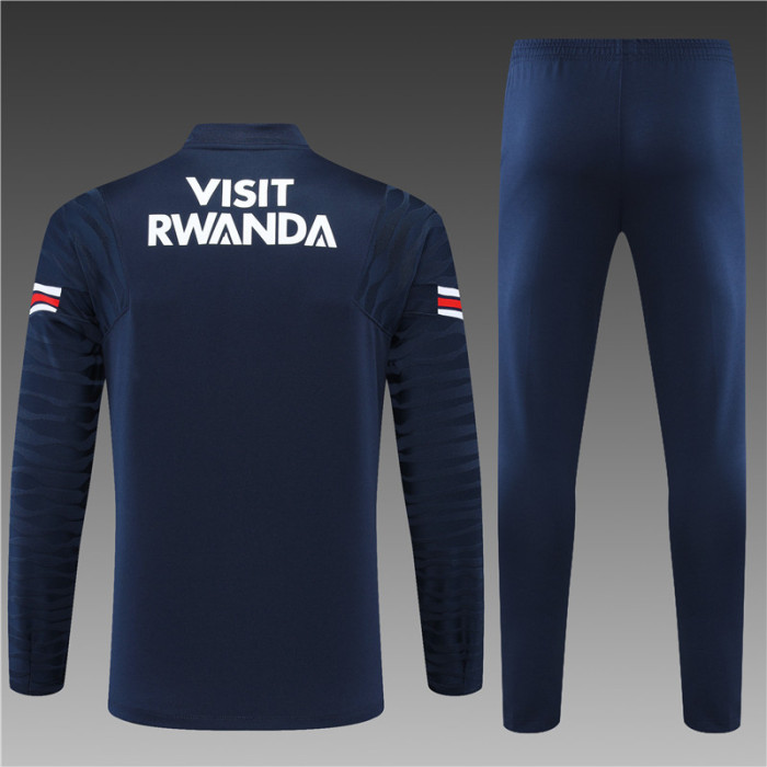 PSG tracksuit 21/22 navy blue Quater Zip Training Kit