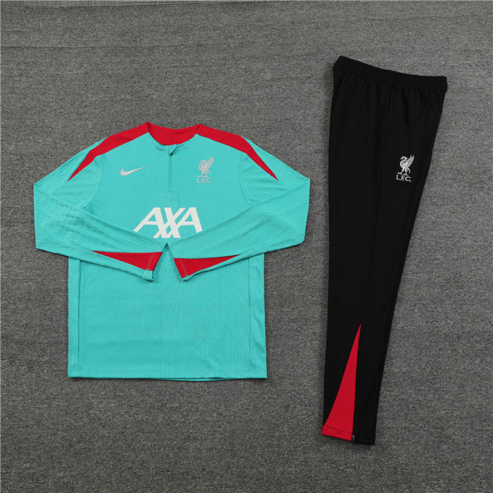 Liverpool Tracksuit 24/25 green Quater Zip Training Kit