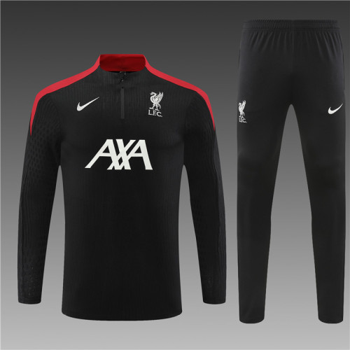 Liverpool Tracksuit 24/25 black Quater Zip Training Kit