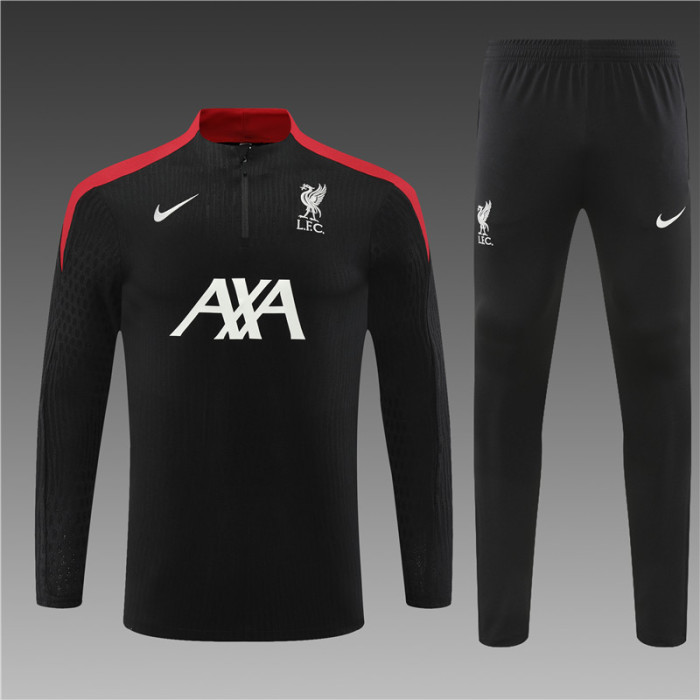 Liverpool Tracksuit 24/25 black Quater Zip Training Kit