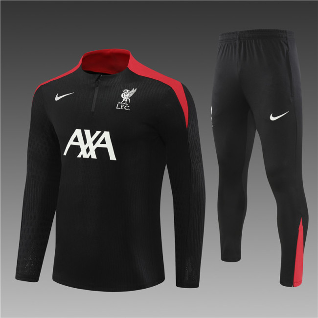 Liverpool Tracksuit 24/25 black Quater Zip Training Kit