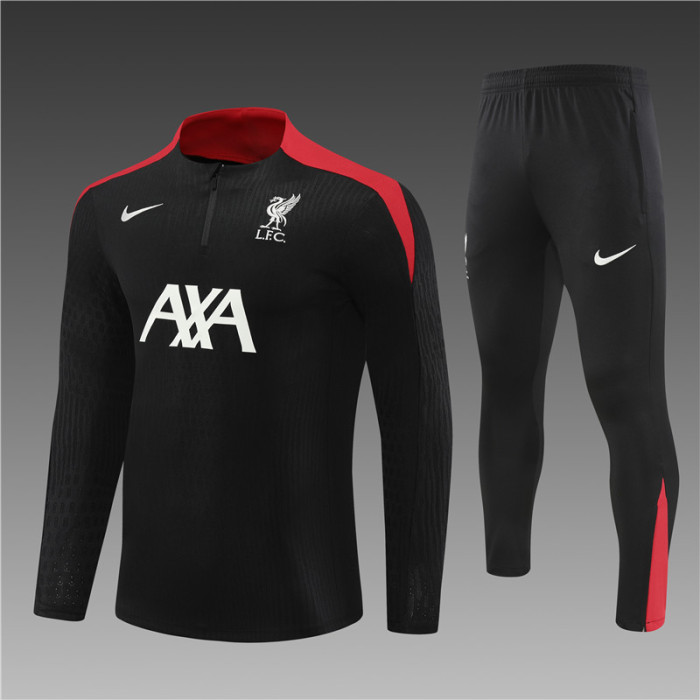 Liverpool Tracksuit 24/25 black Quater Zip Training Kit
