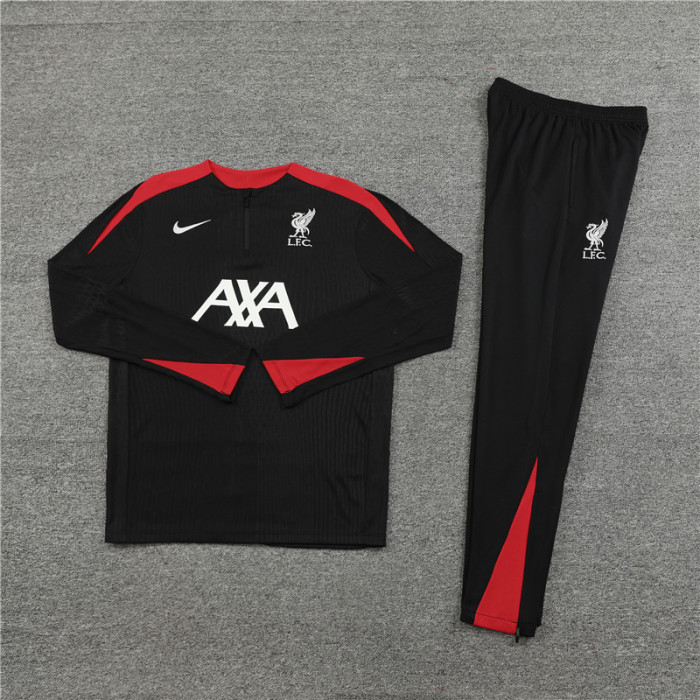 Liverpool Tracksuit 24/25 black Quater Zip Training Kit