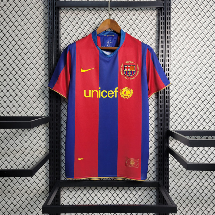 Barcelona Jersey 2007/08 Retro Home Kit