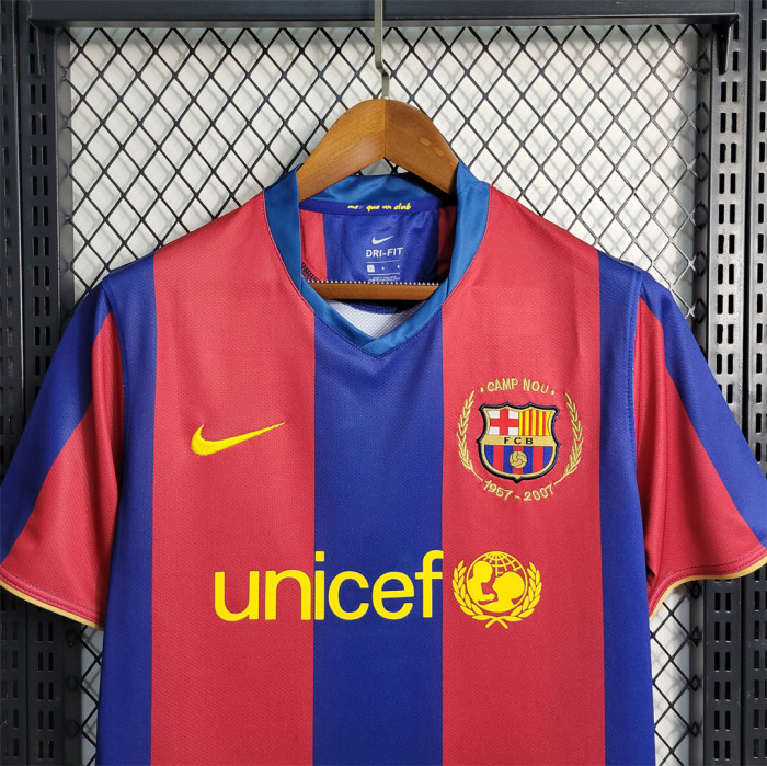 Barcelona Jersey 2007/08 Retro Home Kit
