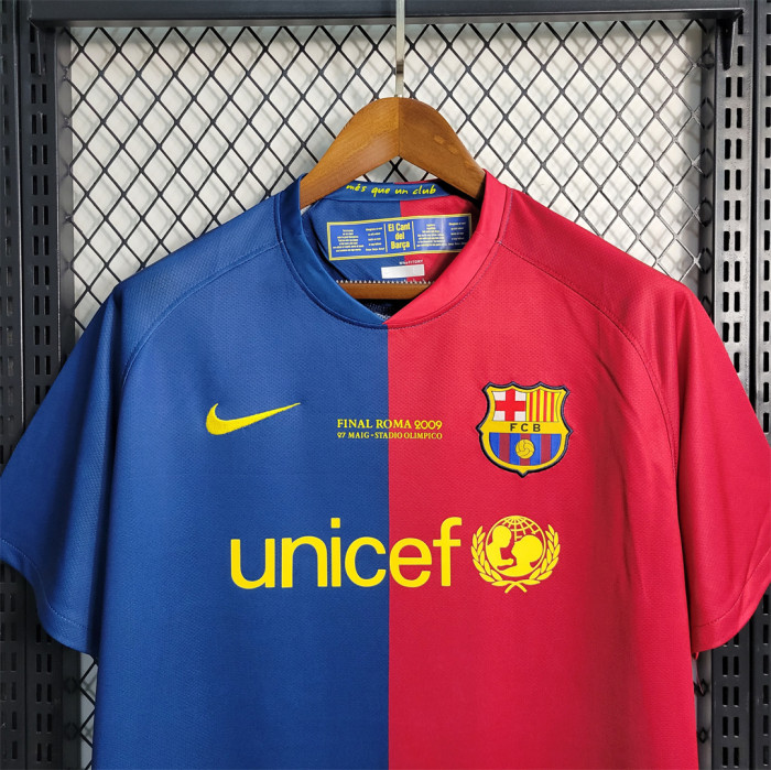 Barcelona jersey 2008/09 Home Retro Kit