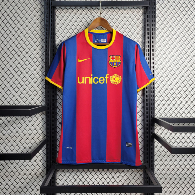 Barcelona jersey 2010/11 Home Retro Kit