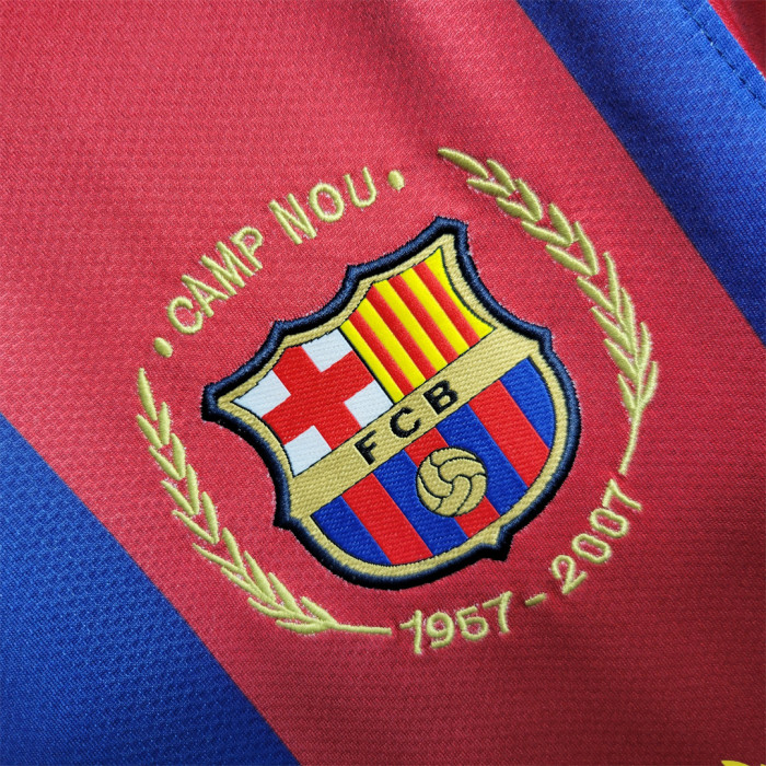 Barcelona Jersey 2007/08 Retro Home Kit
