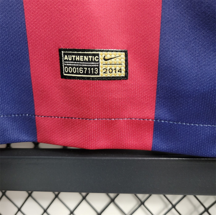 Barcelona jersey 2014/15 Retro Home Kit Neymar/Messi
