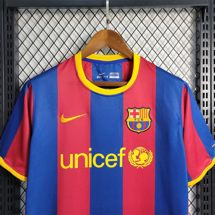 Barcelona jersey 2010/11 Home Retro Kit