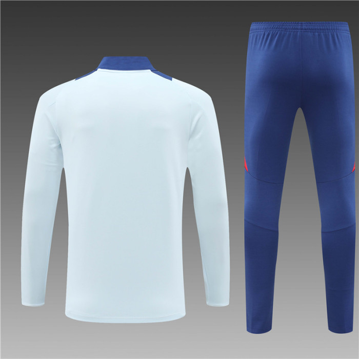 Spain Tracksuit 24/25 Light Blue Quater Zip Training Kit