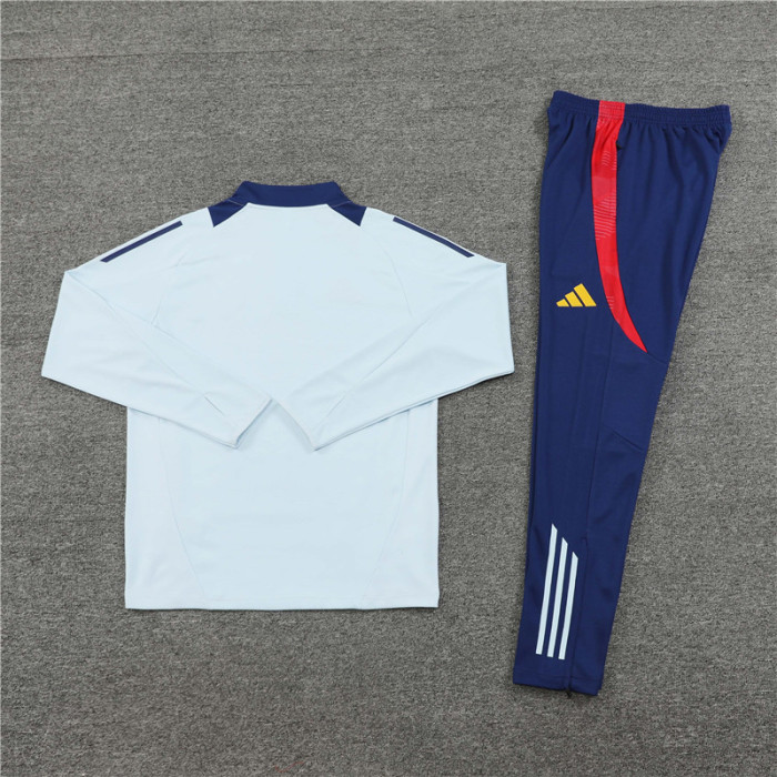 Spain Tracksuit 24/25 Light Blue Quater Zip Training Kit