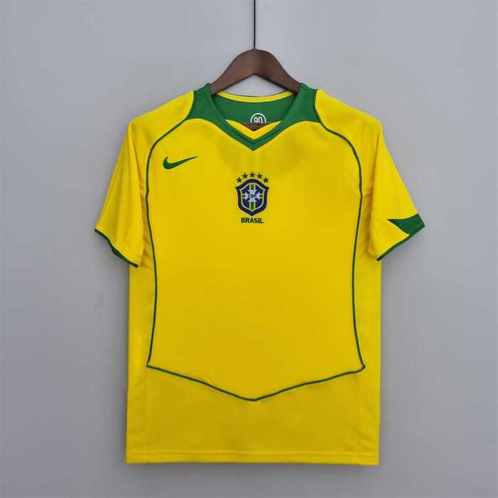 Brasil Brazil jersey 2004 Retro home kit
