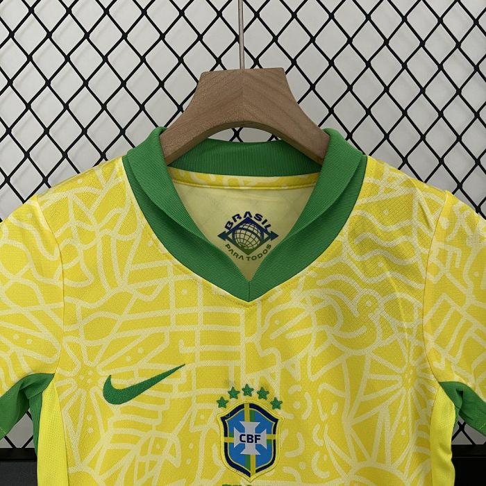 Brasil Brazil jersey 2024 Home Kid Kits