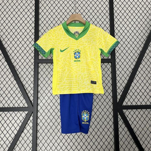 Brasil Brazil jersey 2024 Home Kid Kits